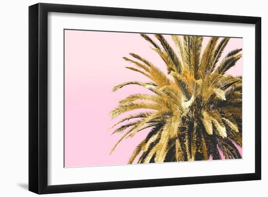 Palm Gold And Pink-Alex Hanson-Framed Art Print