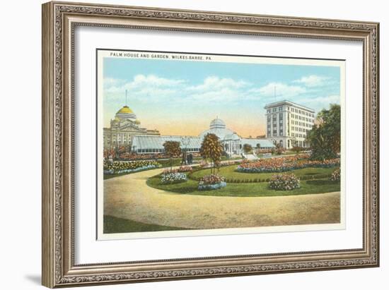 Palm House and Garden, Wilkes-Barre, Pennsylvania-null-Framed Art Print