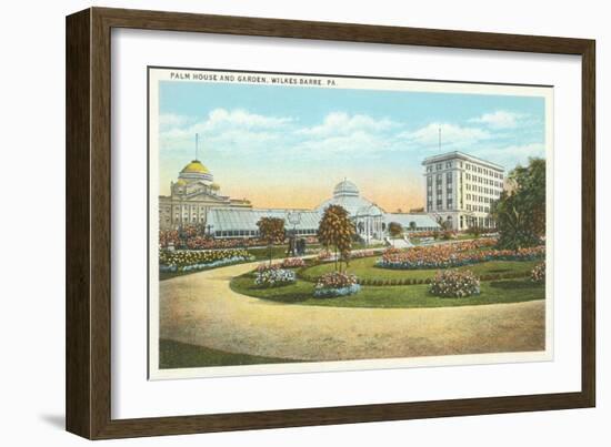 Palm House and Garden, Wilkes-Barre, Pennsylvania-null-Framed Art Print