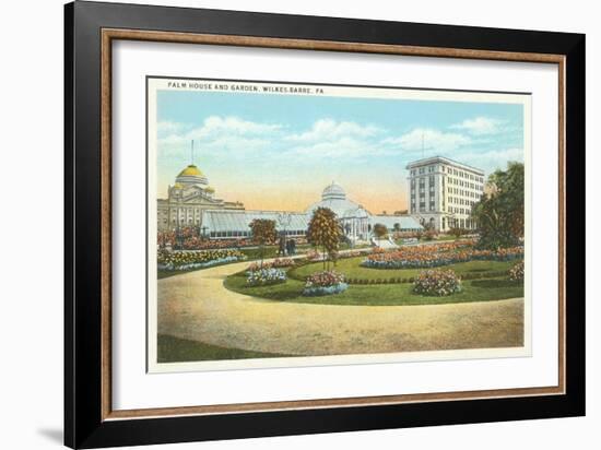 Palm House and Garden, Wilkes-Barre, Pennsylvania-null-Framed Art Print