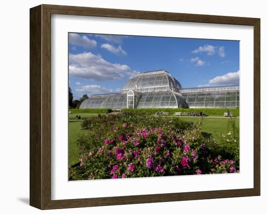 Palm House in Kew Gardens in Summer-Charles Bowman-Framed Photographic Print