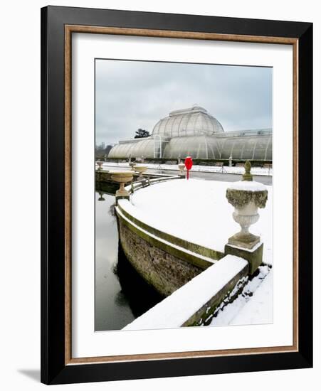 Palm House in Kew Gardens in Winter-Charles Bowman-Framed Photographic Print