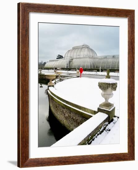 Palm House in Kew Gardens in Winter-Charles Bowman-Framed Photographic Print