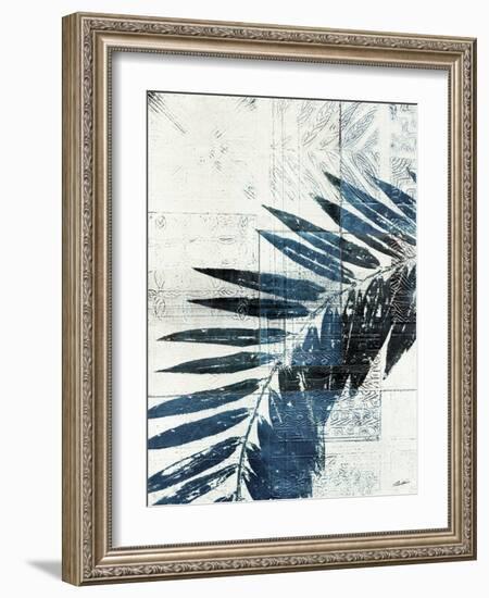 Palm Indigo II-John Butler-Framed Art Print