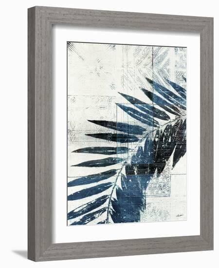 Palm Indigo II-John Butler-Framed Art Print