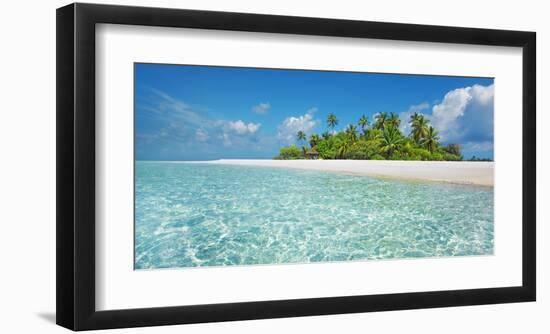 Palm island, Maldives-Frank Krahmer-Framed Giclee Print
