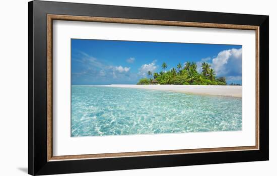 Palm island, Maldives-Frank Krahmer-Framed Giclee Print