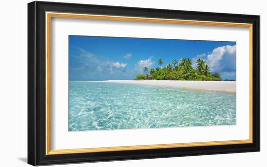 Palm island, Maldives-Frank Krahmer-Framed Giclee Print