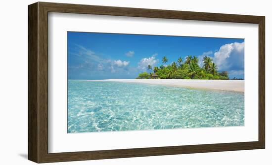 Palm island, Maldives-Frank Krahmer-Framed Giclee Print