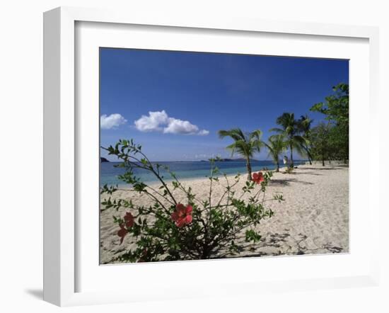 Palm Island, Near Young Island, the Grenadines, Windward Islands-Fraser Hall-Framed Photographic Print