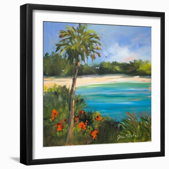 Palm Isle-Jane Slivka-Framed Art Print