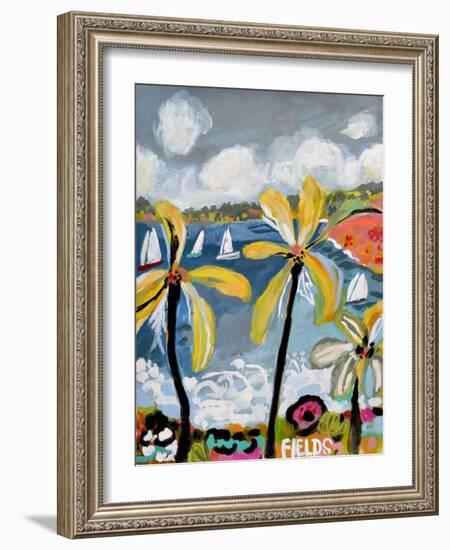 Palm Landscape III-Karen Fields-Framed Art Print