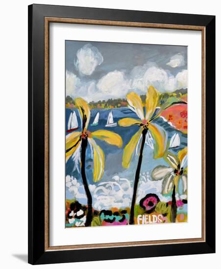 Palm Landscape III-Karen Fields-Framed Art Print