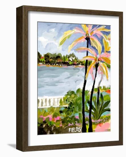 Palm Landscape IV-Karen Fields-Framed Art Print