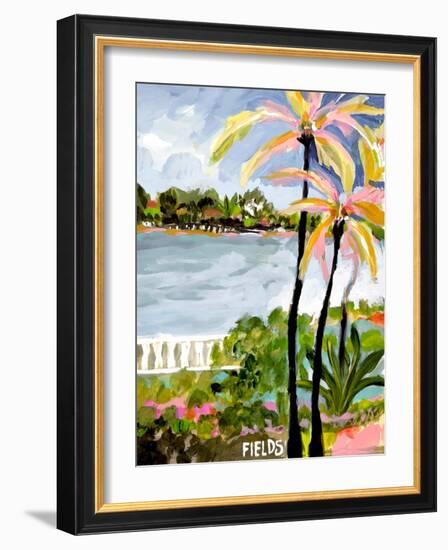 Palm Landscape IV-Karen Fields-Framed Art Print