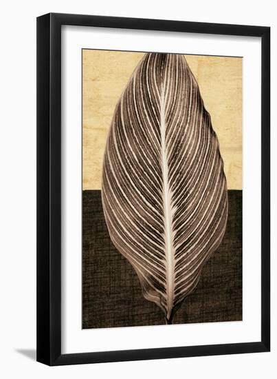 Palm Leaf I-John Seba-Framed Art Print