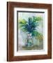 Palm Leaves I Red-Jeanette Vertentes-Framed Art Print