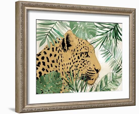 Palm Leopard I-Carol Robinson-Framed Art Print