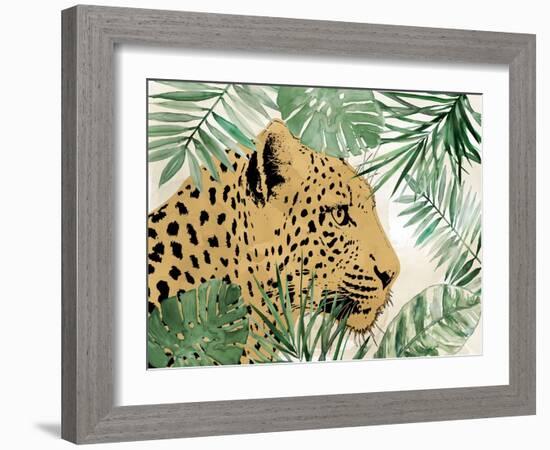 Palm Leopard I-Carol Robinson-Framed Art Print