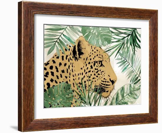 Palm Leopard I-Carol Robinson-Framed Art Print