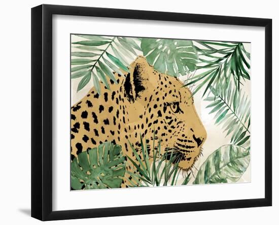 Palm Leopard I-Carol Robinson-Framed Art Print