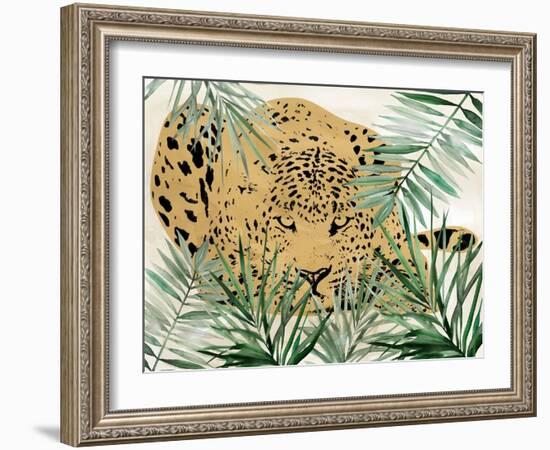 Palm Leopard II-Carol Robinson-Framed Art Print
