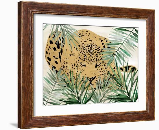 Palm Leopard II-Carol Robinson-Framed Art Print