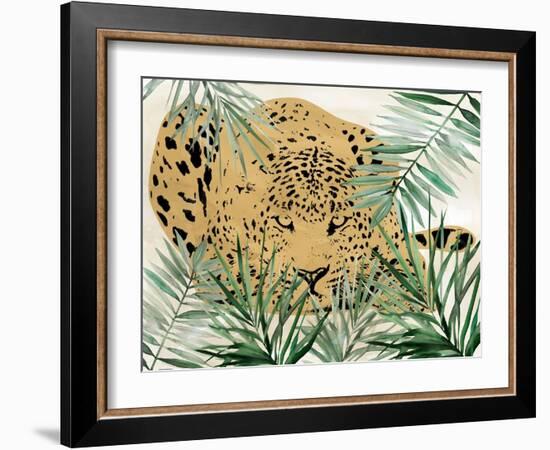 Palm Leopard II-Carol Robinson-Framed Art Print