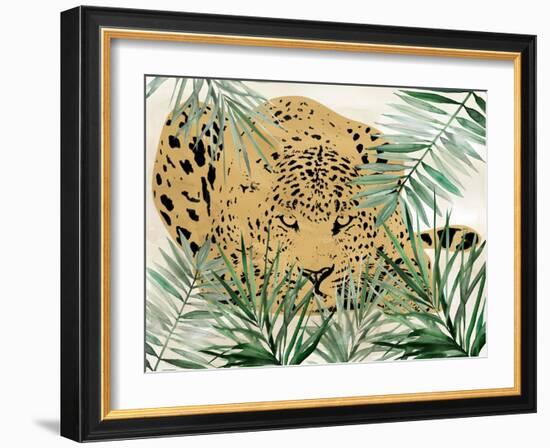 Palm Leopard II-Carol Robinson-Framed Art Print