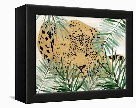 Palm Leopard II-Carol Robinson-Framed Stretched Canvas