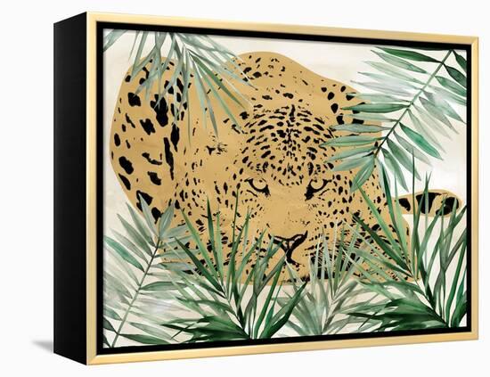 Palm Leopard II-Carol Robinson-Framed Stretched Canvas
