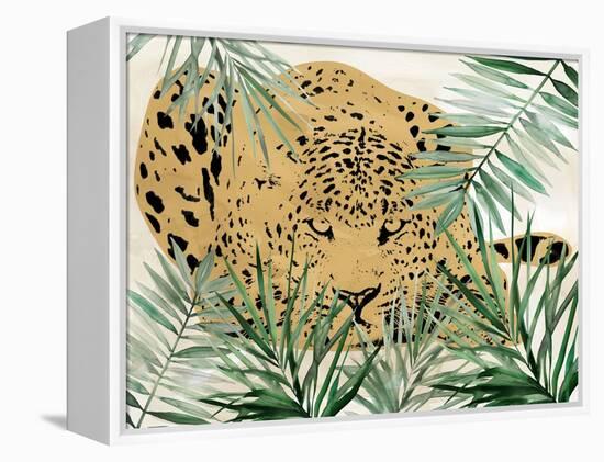 Palm Leopard II-Carol Robinson-Framed Stretched Canvas