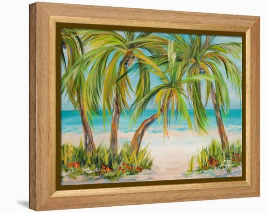 Palm Life-Julie DeRice-Framed Stretched Canvas