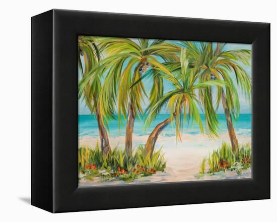 Palm Life-Julie DeRice-Framed Stretched Canvas