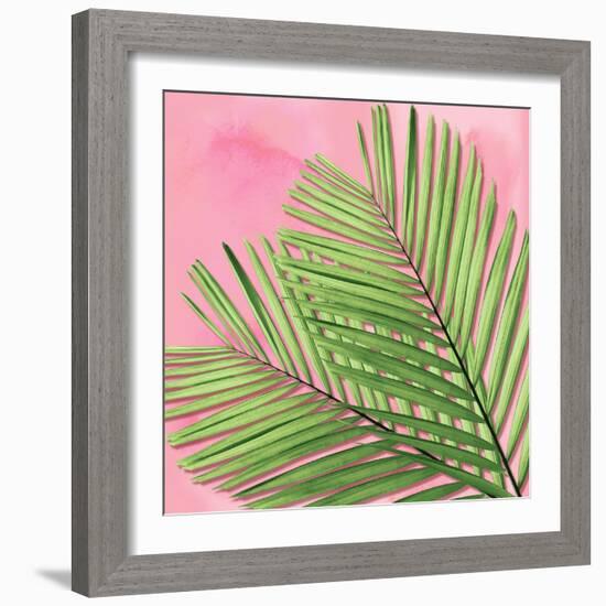 Palm on Pink I-Mia Jensen-Framed Art Print