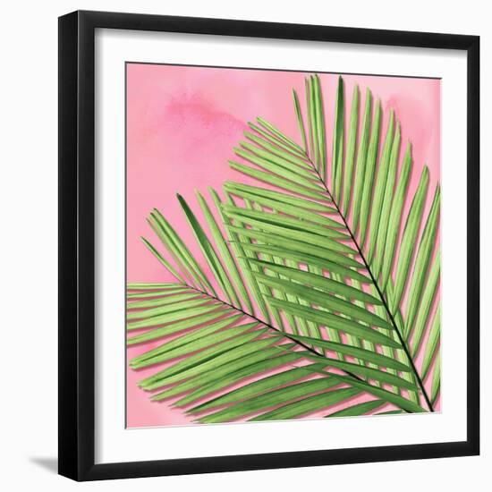 Palm on Pink I-Mia Jensen-Framed Art Print