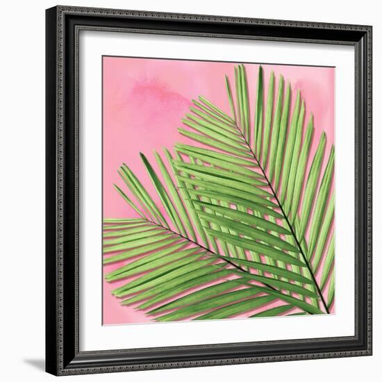 Palm on Pink I-Mia Jensen-Framed Art Print