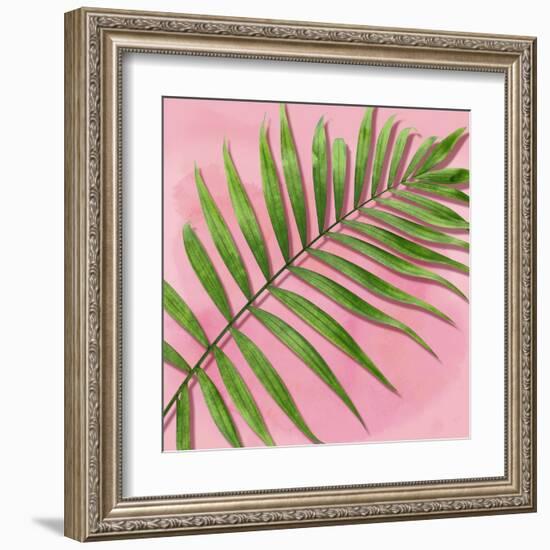 Palm on Pink II-Mia Jensen-Framed Art Print