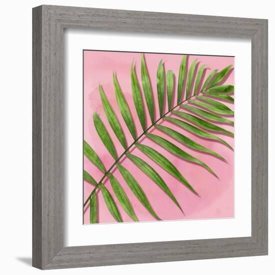 Palm on Pink II-Mia Jensen-Framed Art Print