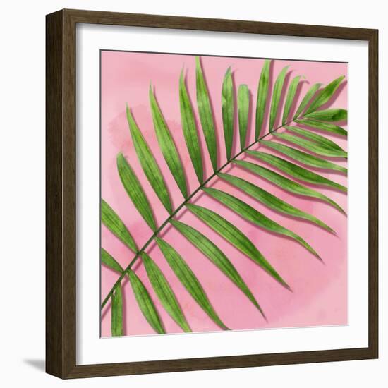 Palm on Pink II-Mia Jensen-Framed Art Print