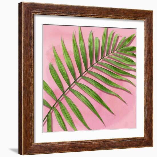 Palm on Pink II-Mia Jensen-Framed Art Print