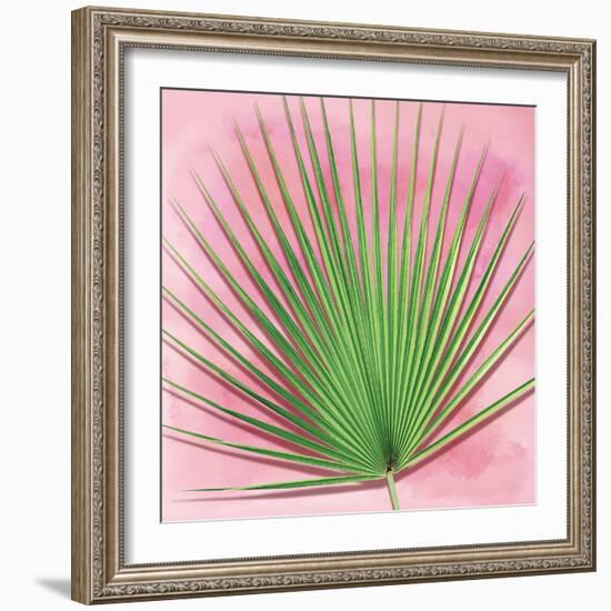 Palm on Pink III-Mia Jensen-Framed Art Print