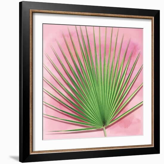 Palm on Pink III-Mia Jensen-Framed Art Print