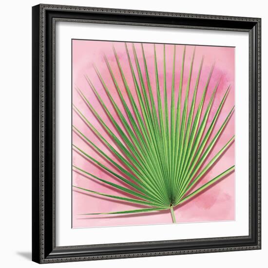 Palm on Pink III-Mia Jensen-Framed Art Print