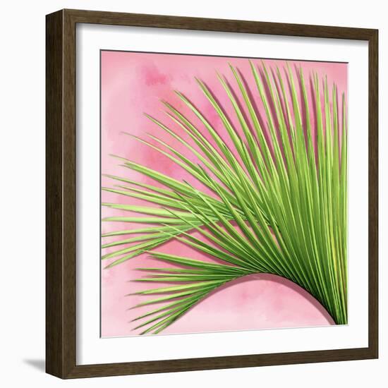 Palm on Pink IV-Mia Jensen-Framed Art Print