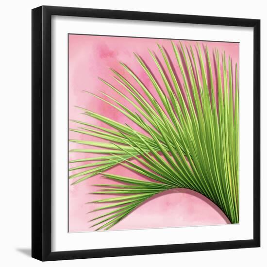 Palm on Pink IV-Mia Jensen-Framed Art Print