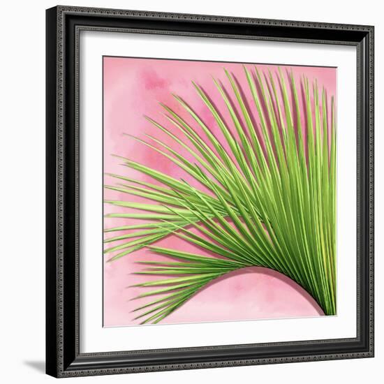 Palm on Pink IV-Mia Jensen-Framed Art Print