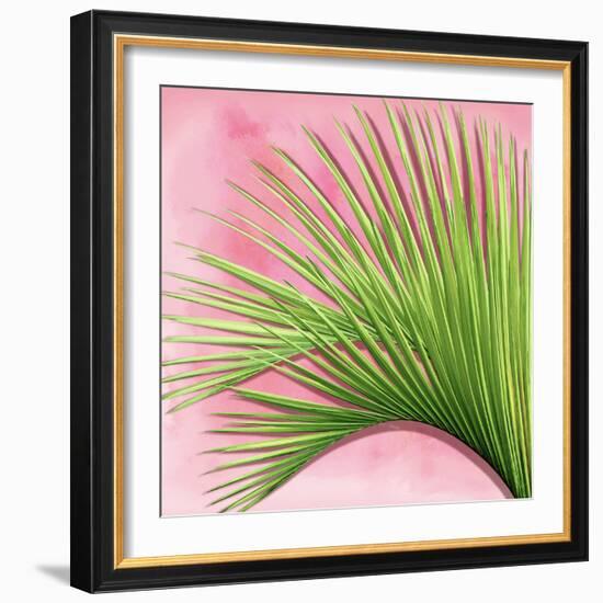 Palm on Pink IV-Mia Jensen-Framed Art Print