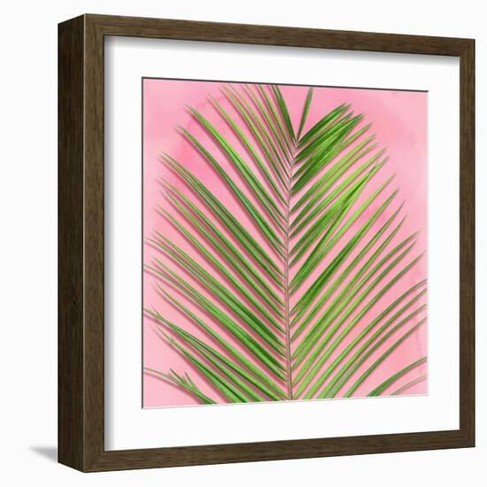 Palm on Pink V-Mia Jensen-Framed Art Print