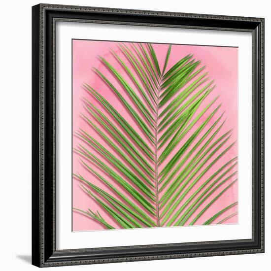 Palm on Pink V-Mia Jensen-Framed Art Print